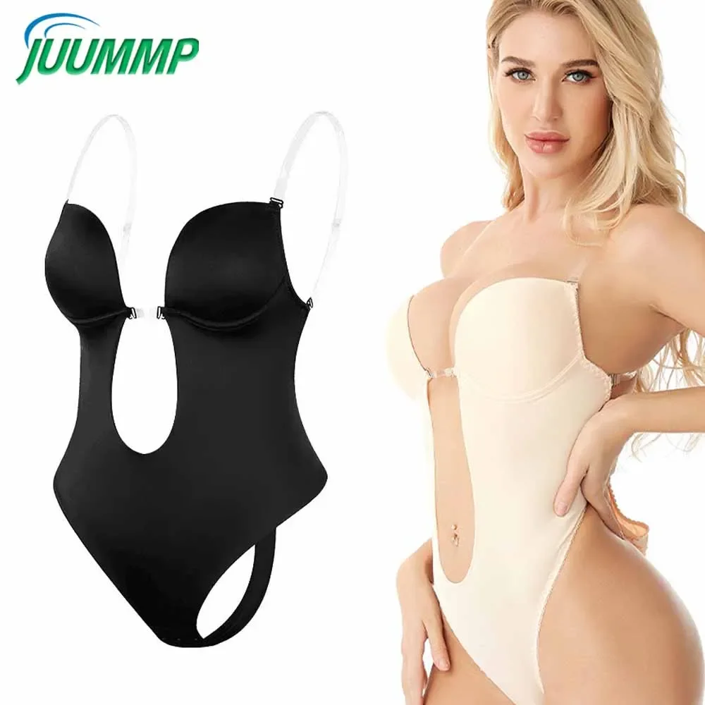 Shapewear Bodysuit Firm - بلا ظهر ارتداءها مع الصدرية للنساء
