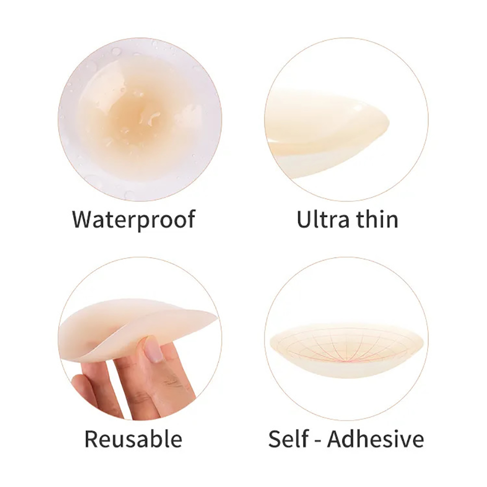 قابلة لإعادة الاستخدام سيليكون - مراجعة Nipple Cover Pasties وسعره