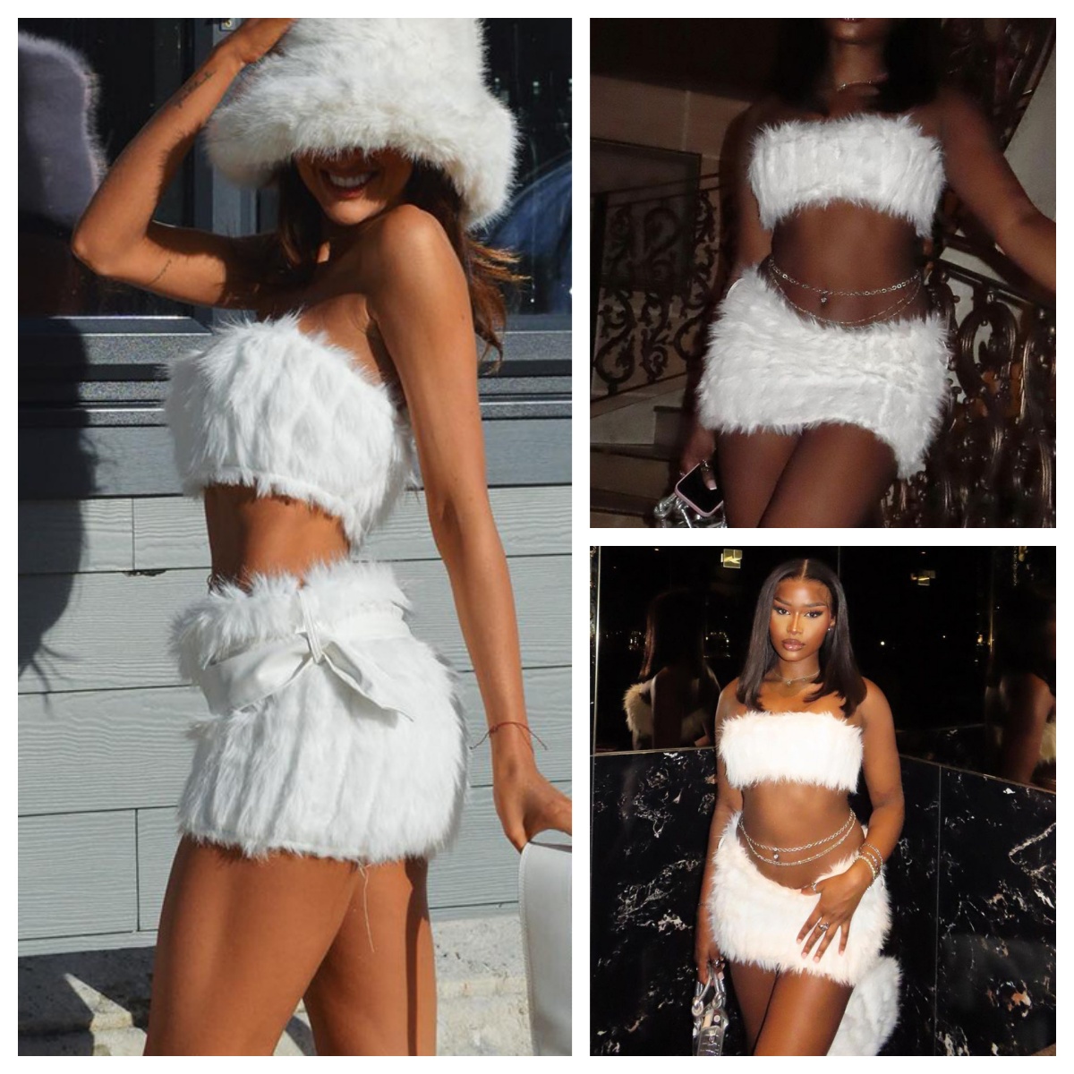 فستان محبوك ناعم ورقيق على طرا - مراجعة Strapless Bra Backless وسعره