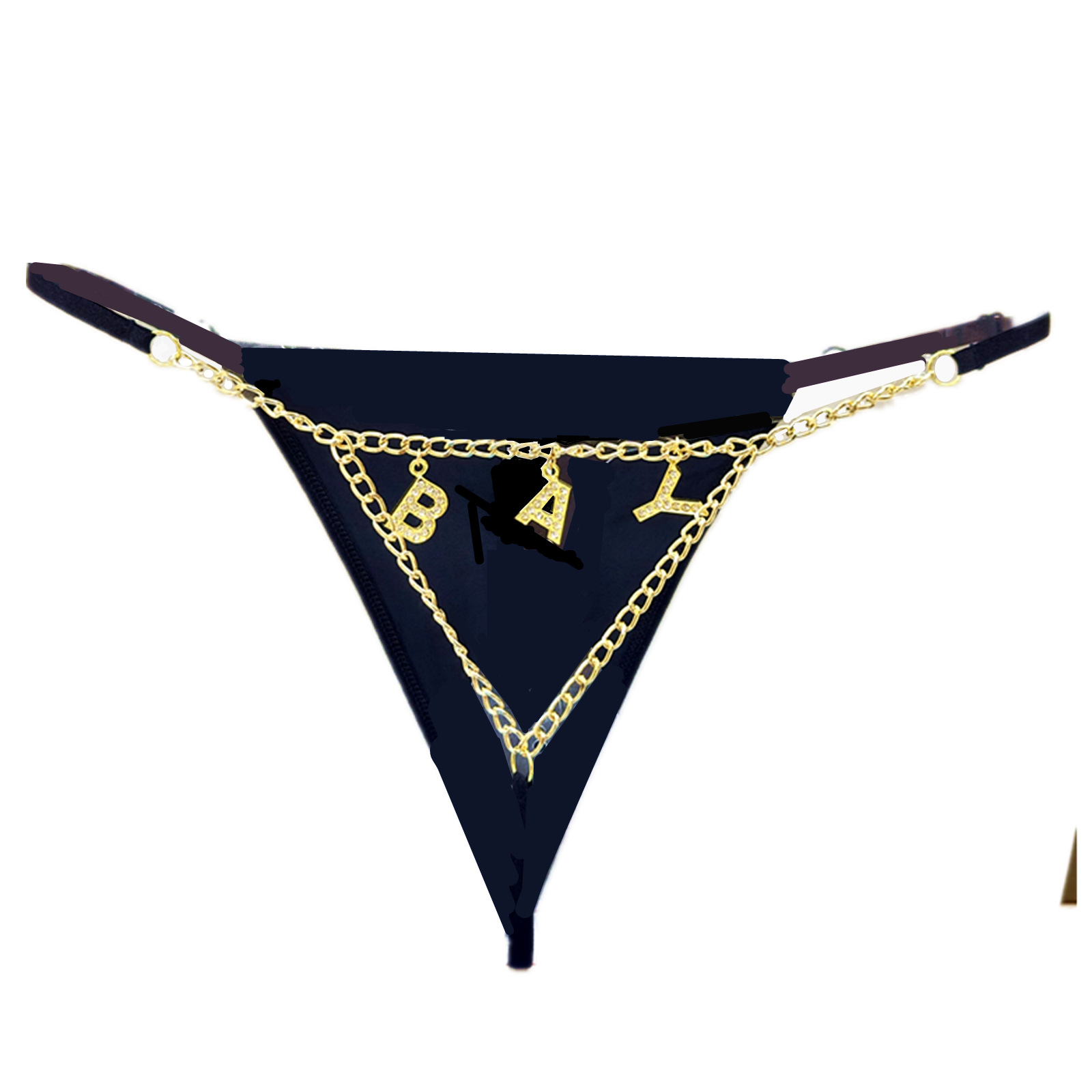 أحرف كريستال مخصصة اسم سلسلة ا - مراجعة Thong Bikini Women وسعره