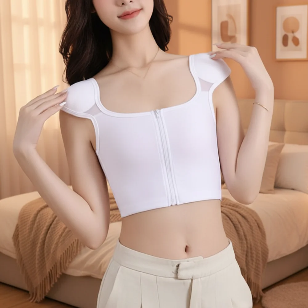 مشد صدر شبكي مسطح بلون موحد، م - مراجعة Shapewear Bodysuit Firm وسعره